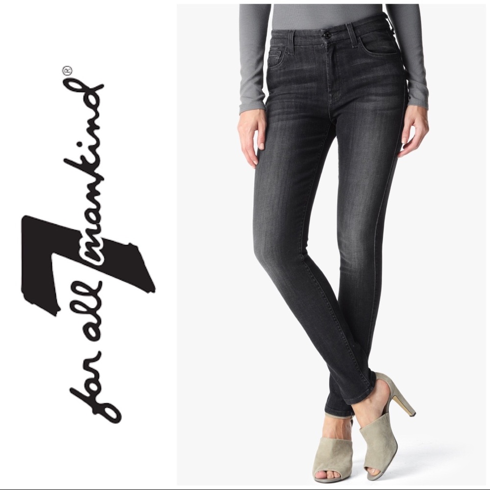 7 for All Mankind | High Waisted Skinny Jeans